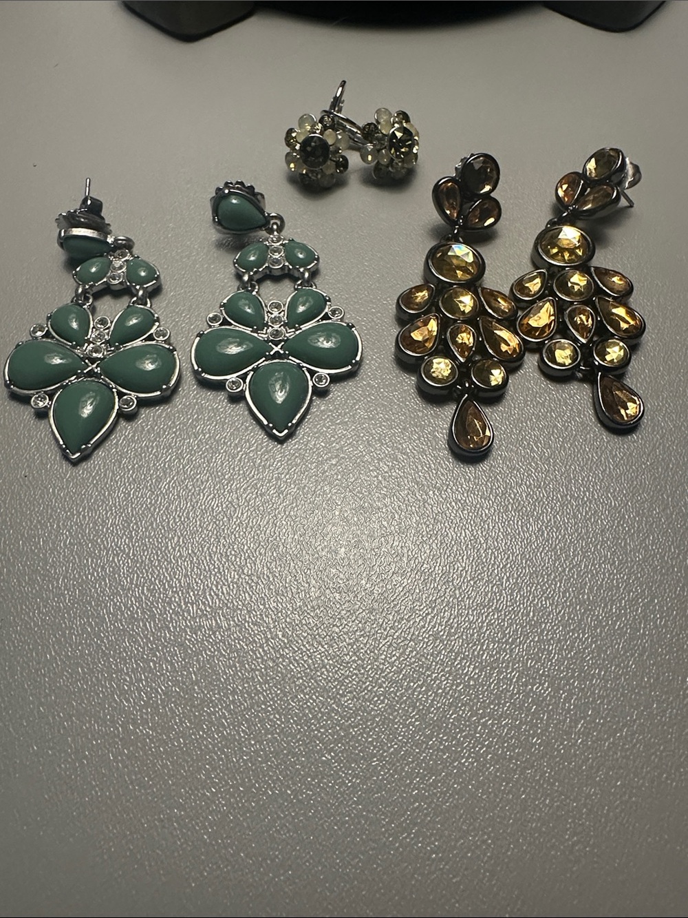 Lia Sophia Dangle Earrings- set of 3
